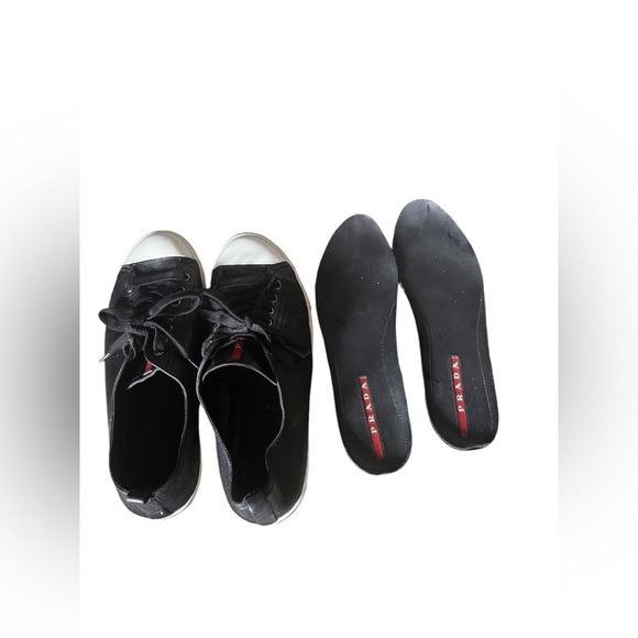 Prada Leather Sneakers - Picture 9 of 9